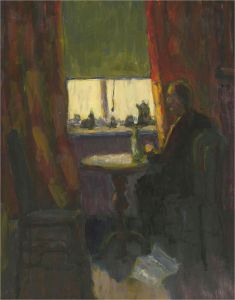 Barbara Doyle (b.1917) - Mid 20th Century Oil, Study of Interior