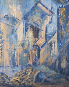 Barbara Doyle (b.1917) - 1963 Oil, Demolition