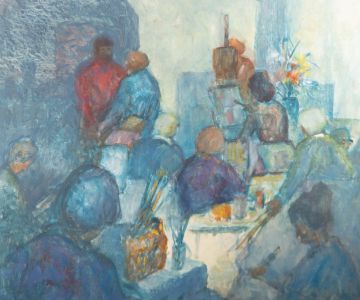 Barbara Doyle (b.1917) - 20th Century Oil, The Class