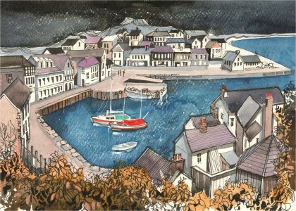 Ray J. Weston - 1999 Watercolour, Little Harbour
