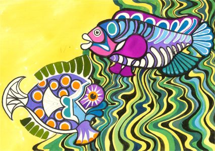 Ray J. Weston - 20th Century Watercolour, Fish