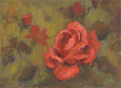 Barbara Doyle (b.1917) - Contemporary Oil, Super Star