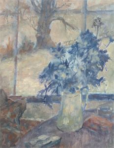 Barbara Doyle (b.1917) - Contemporary Oil, Winter Outside The Window