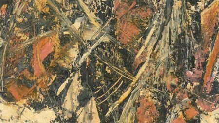 Barbara Doyle (b.1917) - Contemporary Oil, Abstract In Orange