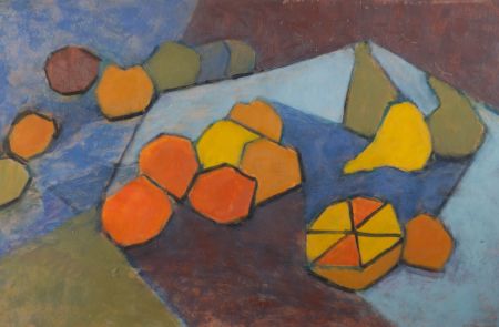 Barbara Doyle (b.1917) - Contemporary Oil, Colourful Shapes