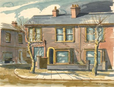 Ray J. Weston - 20th Century Watercolour, House on the Corner