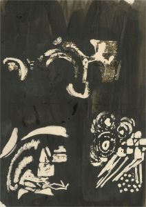 Don Hemming - Contemporary Pen and Ink Drawing, Abstract Shapes in Monochrome