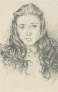 Franco Matania (1922-2006) - Mid 20th Century Graphite Drawing, Young Woman