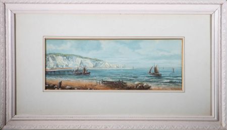 A. E. Paris - Early 20th Century Watercolour, Old Harry Rocks