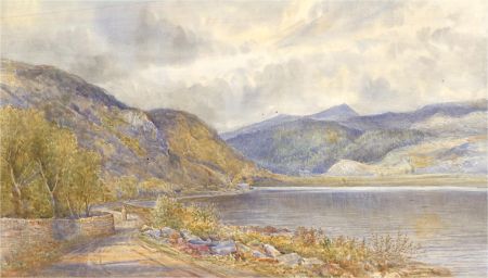 Samuel Maurice Jones RCA (1853-1932) - Watercolour, Welsh Landscape