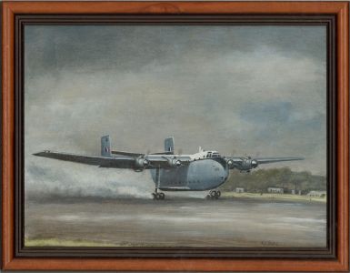Thomas John Oswald (b.1943) - 20th Century Oil, Wet Runway