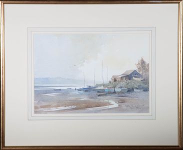 Mark Gibbons (b.1949) - Contemporary Watercolour, Shelley Beach, Exmouth