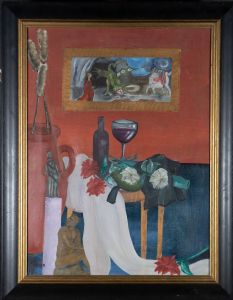 Ricky Wheeler - Signed 1999 Acrylic, Still Life Scene