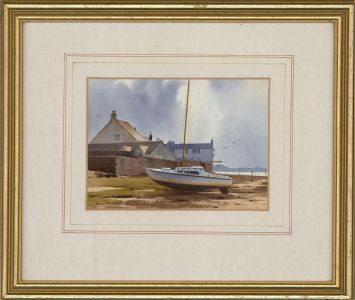 Dennis Rothwell Bailey (b.1933) - Watercolour, A Break in the Clouds, Ravenglass