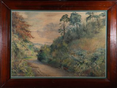C.M. Broom - Mid 20th Century Watercolour, The Winding Path
