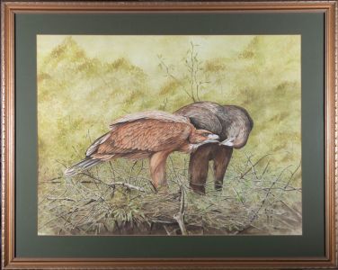 S. Goodchild - Contemporary Watercolour, Majestic Eagles