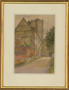 Henry Charles Innes Fripp (1867-1963) - Watercolour, Dorchester on Thames