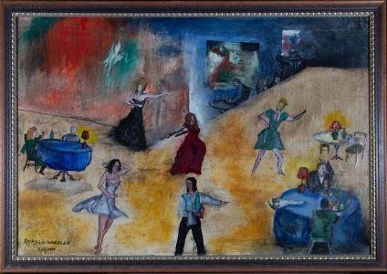 Ricky L. O. Wheeler - 1999 Oil, The Bar
