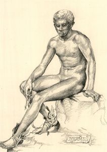 Pair of Contemporary Digital Prints - Classical Figures
