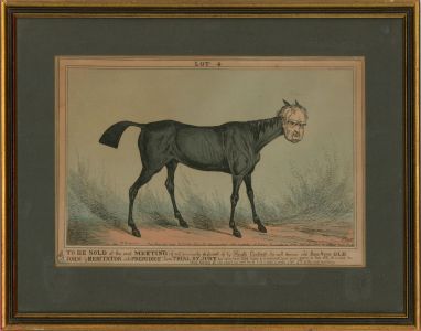 William Heath (1795-1840) - 1829 Etching, To Be Sold at the Next Meeting