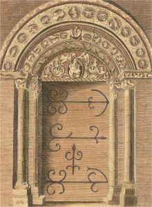 F. Jukes - 1773 Etching, The Grand Door of Barfreston Church in Kent