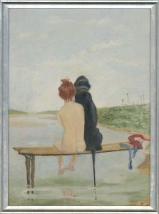 Sylvia Grottick - 20th Century Oil, Paddling