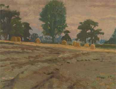 Keith Johnson (1931-2018) - 20th Century Oil, After the Harvest