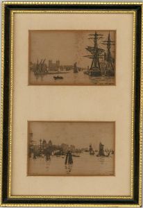 Wilfrid Williams Ball RE ROI (1853-1917) - Six Views of the Thames