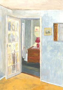 Sylvia Grottick - 20th Century Acrylic, House Interior