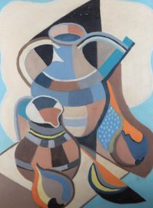 Sylvia Grottick - 20th Century Oil, Kitchen Still Life