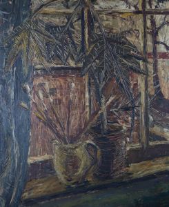 Anthony Byrne - 1959 Oil, Studio Window