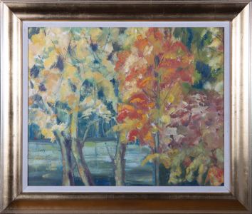 20th Century Oil - Autumn Trees