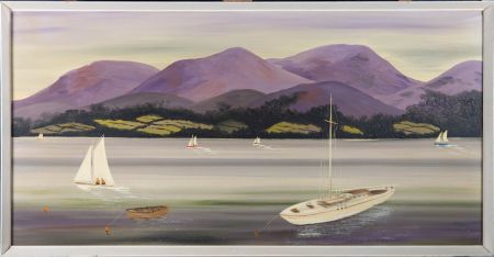 GWIL - Contemporary Oil, Purple Mountains
