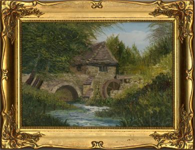 Ann Celia Freeman - 20th Century Oil, The Watermill