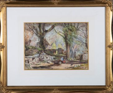 20th Century Watercolour - Rural Idyll