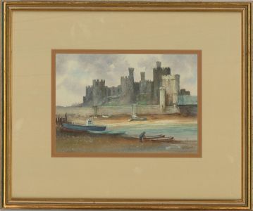 Gerald V. Gadd PS - 20th Century Watercolour, Conwy Castle