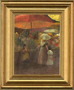 20th Century Oil - Dutch Flower Market