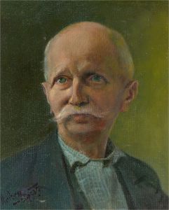 B. Hokry - 1939 Oil, Portrait of an Elderly Gentleman