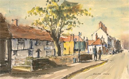 Ralph Shaw - 1975 Watercolour, Oddfellows Arms, Pulborough