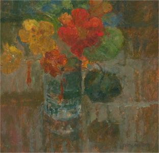 Keith Johnson (1931-2018) - Contemporary Oil, After Geoffrey Burrows, Still Life