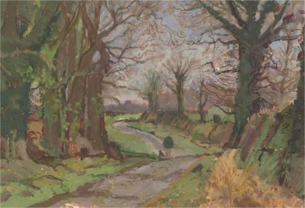 Keith Johnson (1931-2018) - Contemporary Oil, Near Woodbastwick, Norfolk