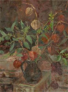 Keith Johnson (1931-2018) - 1996 Oil, Jug of Flowers