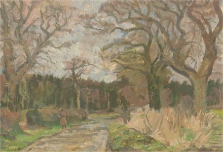 Keith Johnson (1931-2018) - Contemporary Oil, Melton Road, Hindolveston