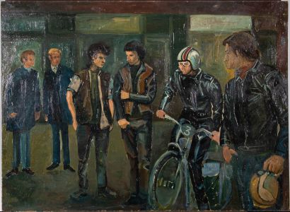 Mid 20th Century Oil - Mods and Rockers