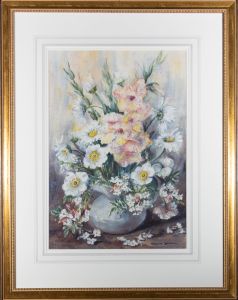 Marion Broom RWS (1878-1962) -Early 20th Century Watercolour, Late Summer Blooms