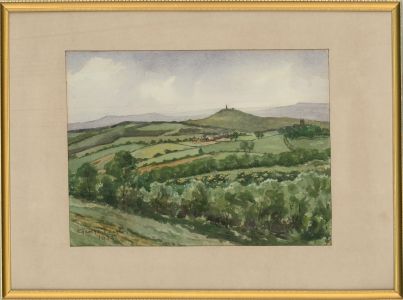 George Taylor - 1975 Watercolour, Rural Landscape