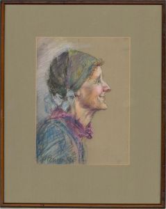 H. Penwarden - 20th Century Pastel, Portrait of a Lady