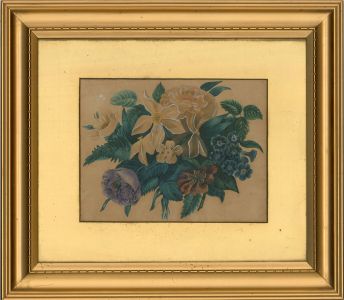 Mid 20th Century Watercolour - Blooming Bouquet