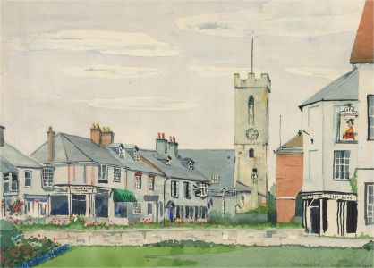 1961 Watercolour - Yarmouth, Isle of Wight