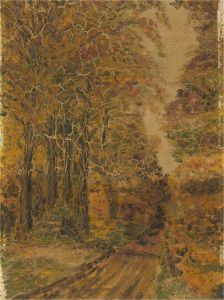 W. Vogt - For Restoration 1953 Oil, Tree Path